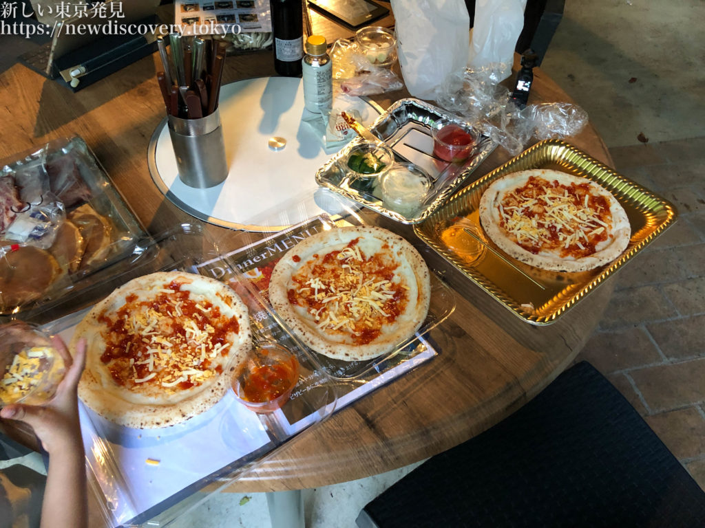 PICA秩父　グランオーベルジュコテージ　4歳子連れ旅行　夕食　ディナー　ピザ　BBQ